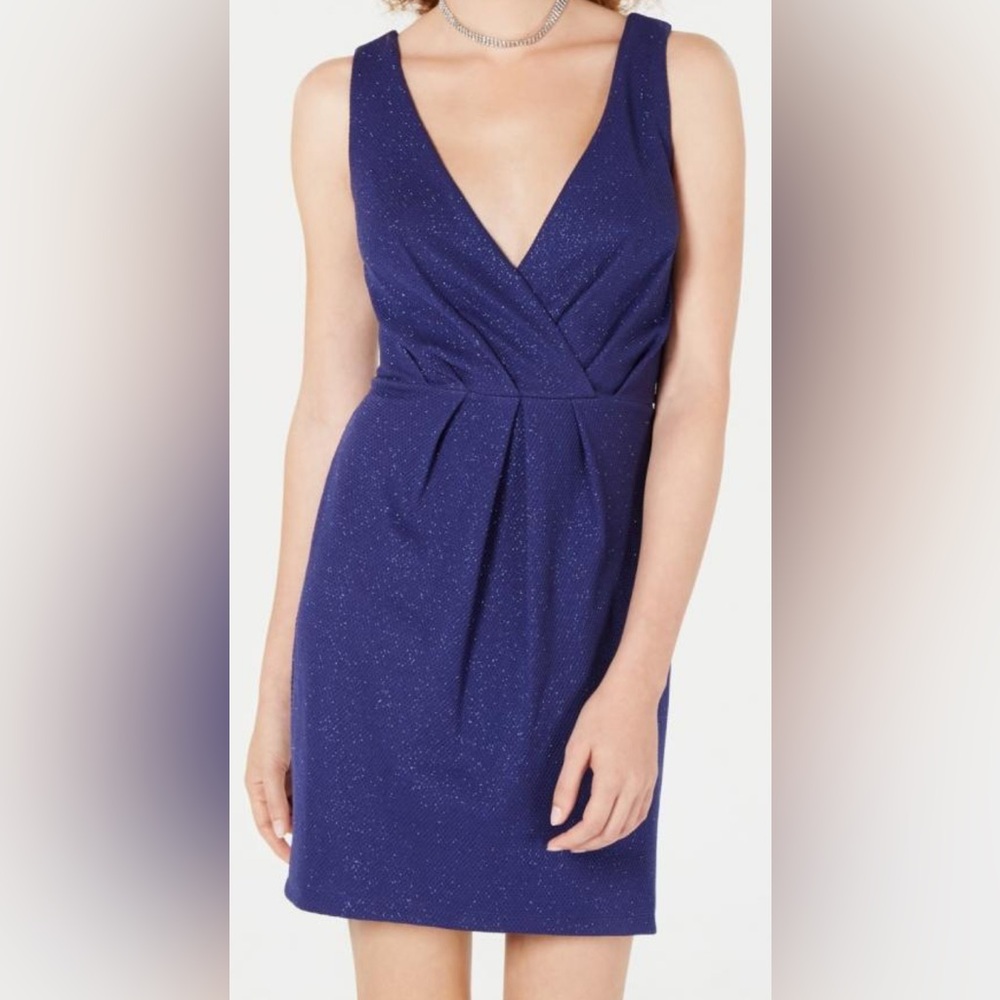 Trixxi size 9 Sparkling Blue Mini  Dress